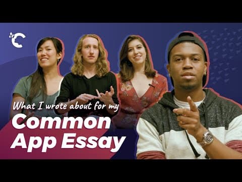 私がCommon Appエッセイで書いたこと